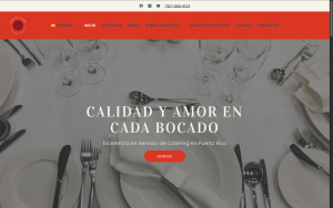 Cas Web Design - Paginas web para Restaurantes y Catering - Puerto Rico Catering screenshot - diseño web para catering